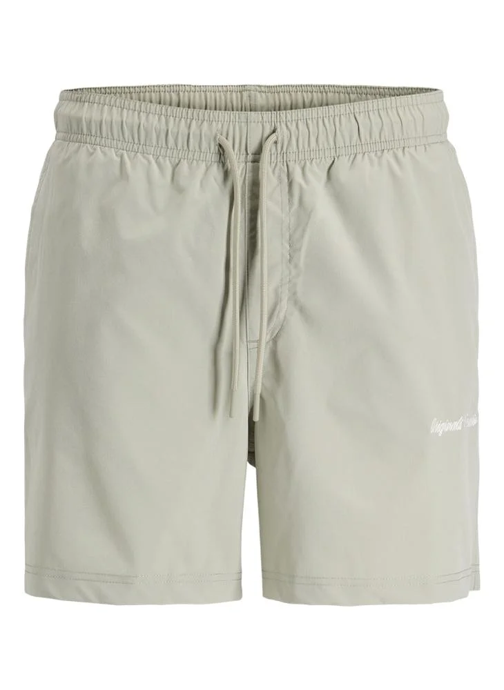 JACK & JONES  Logo Drawstring Swim Shorts for Men | Best Price UAE